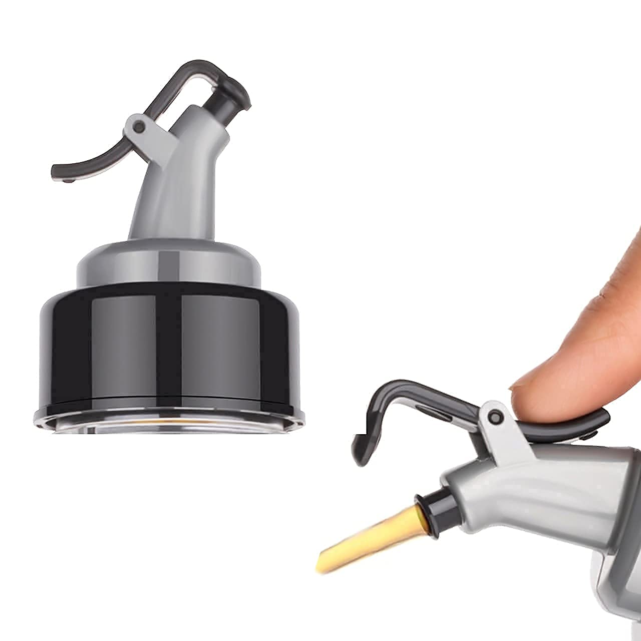 Kuber Industries Plastic Oil Dispenser - Olive oil storage