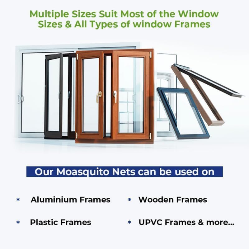 Classic Mosquito Net - Zippered window setup