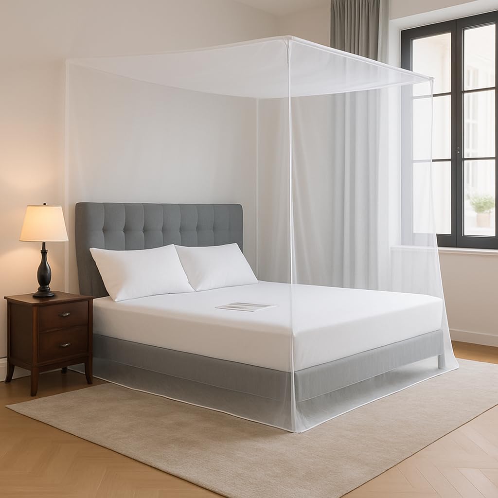 Evafly queen size bed mosquito net - comfortable night sleep