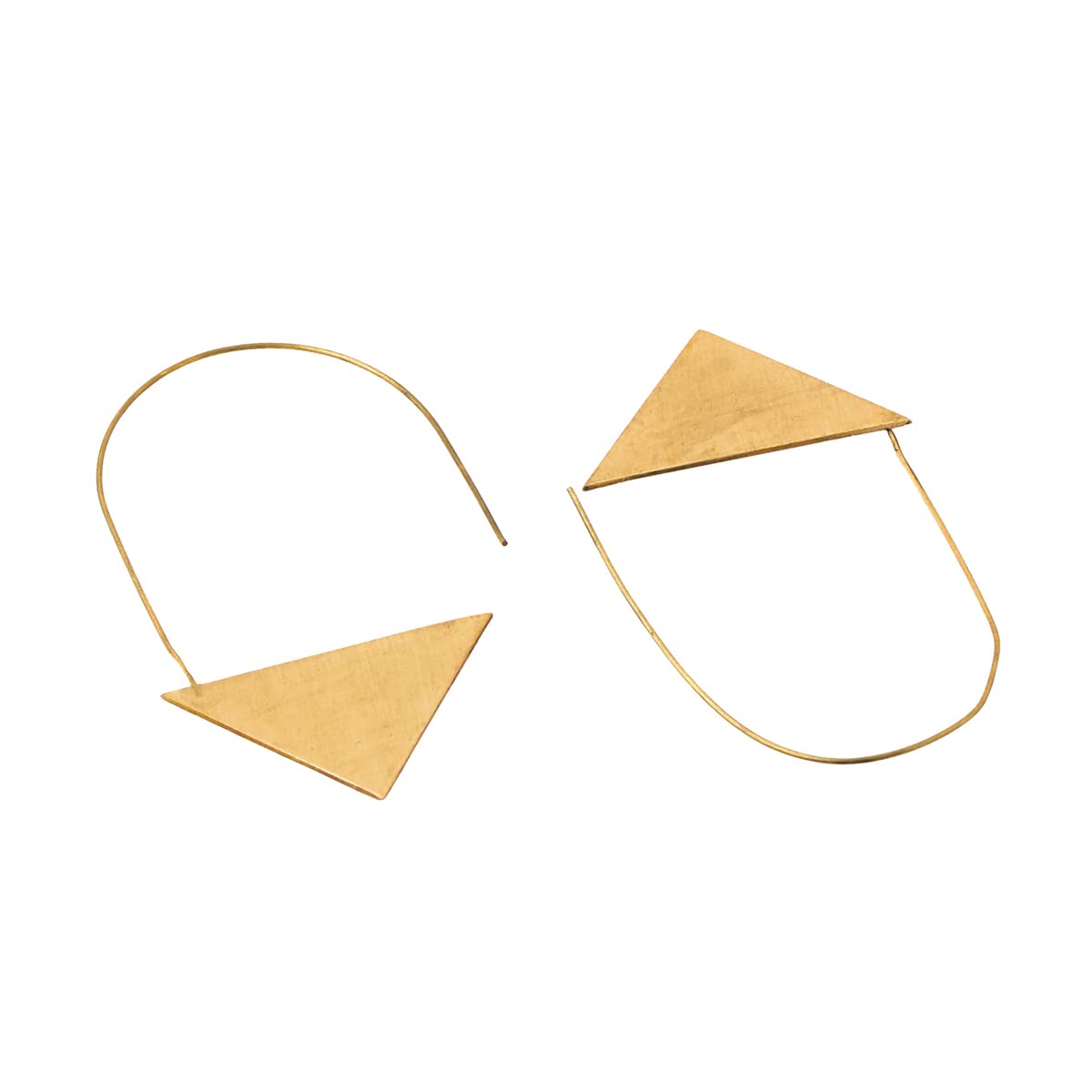 Yellow Chimes Gold Toned Earrings - Party accessory