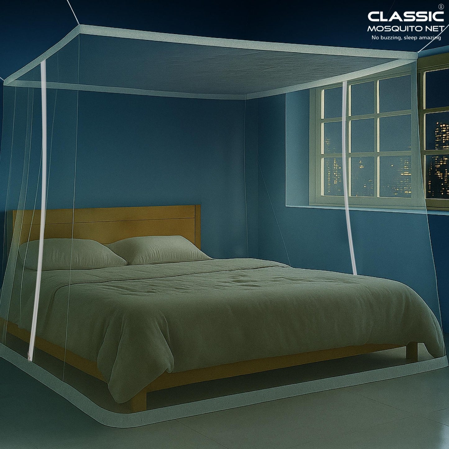 Classic Mosquito Net - Easy entry and exit design