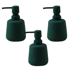 The Better Home 260ml Soap Dispenser Bottle - Green (Set of 3)  | Elegant and Functional Liquid Pump for Kitchen, Wash-Basin, and Bathroom