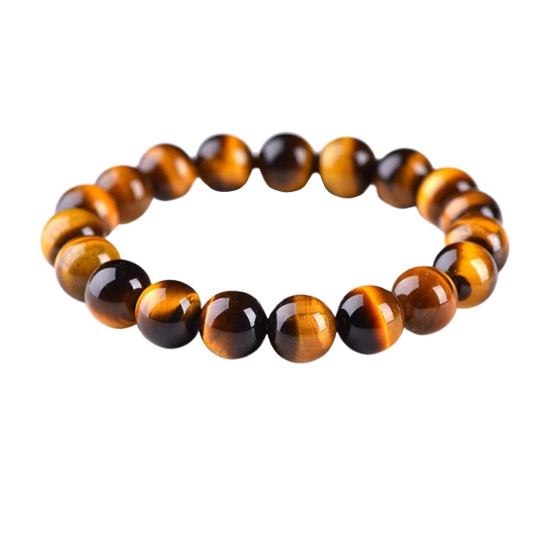 Yellow Chimes Trendy Tiger's Eye Beads Bracelet - Birthday Gift