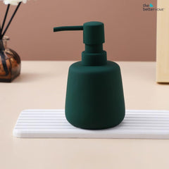 The Better Home 260ml Soap Dispenser Bottle - Green (Set of 3)  | Elegant and Functional Liquid Pump for Kitchen, Wash-Basin, and Bathroom