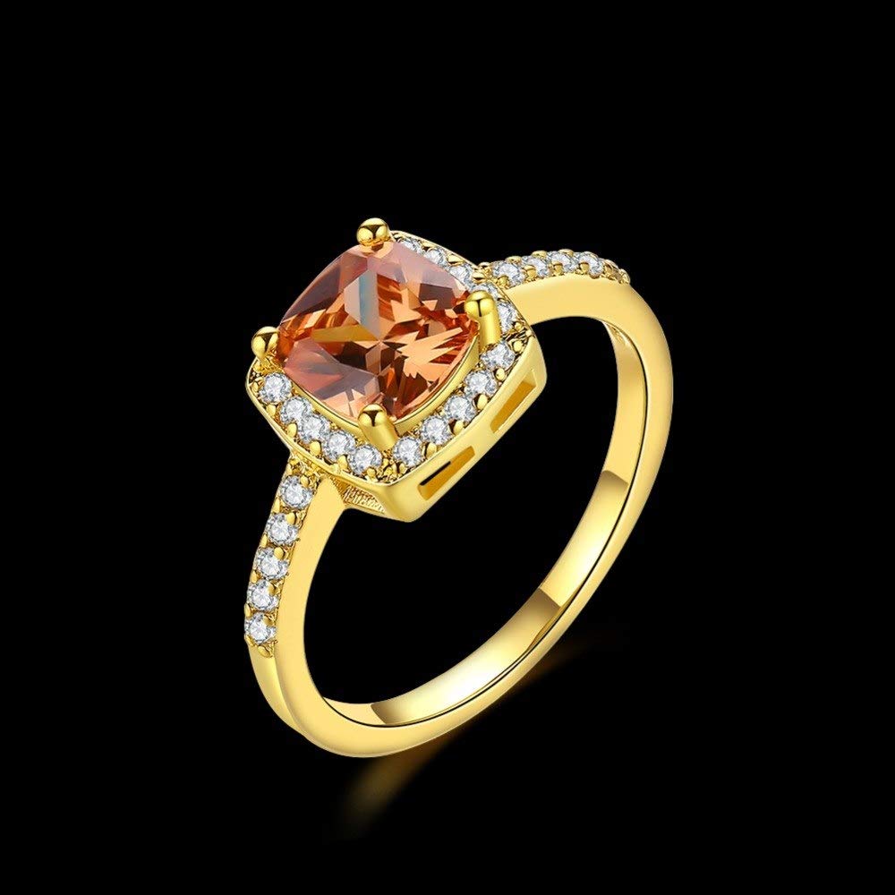 Yellow Chimes Crystal Ring - Stylish outfit enhancer