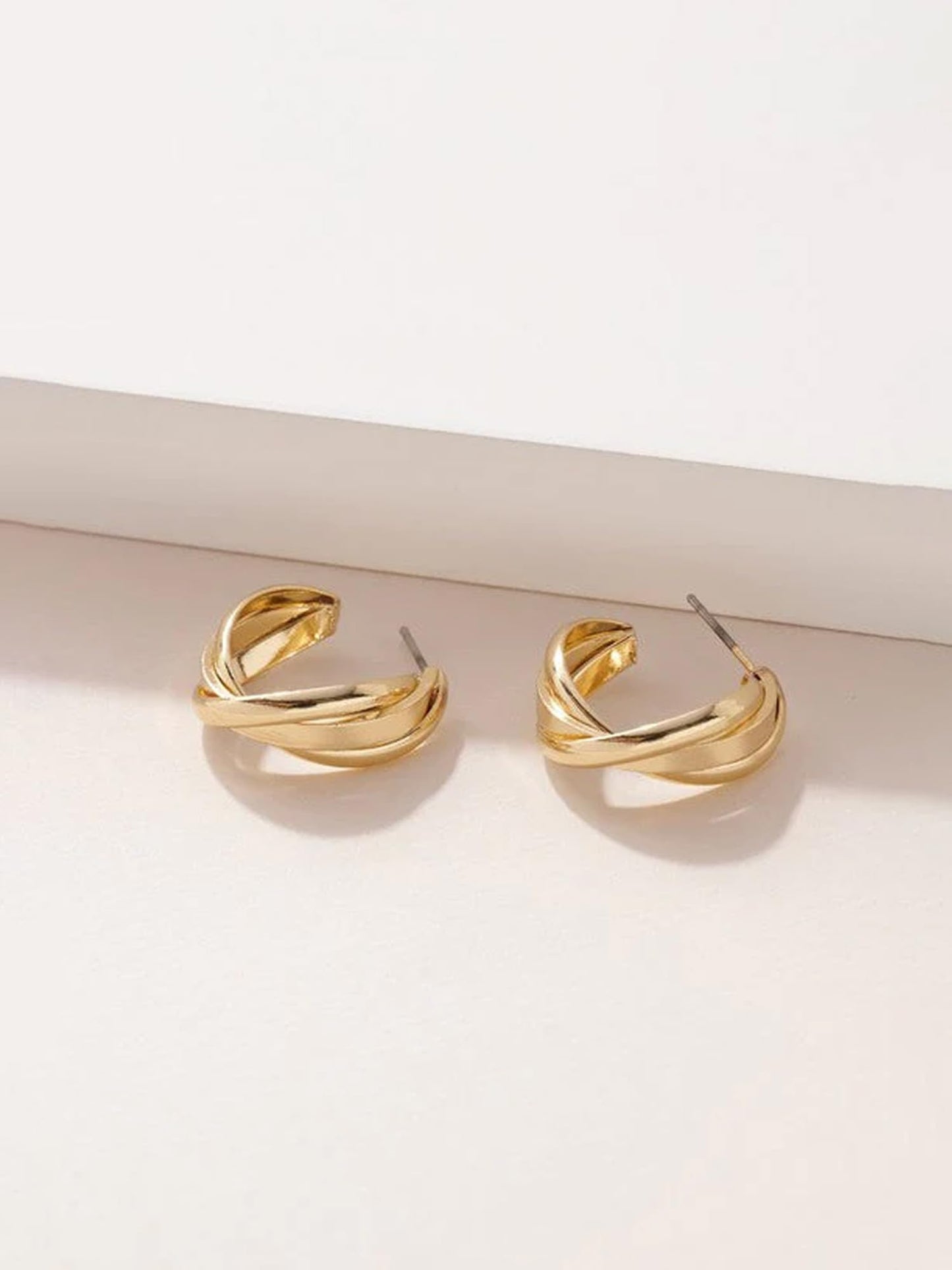 Kairangi golden hoop earrings - Casual wear accessory