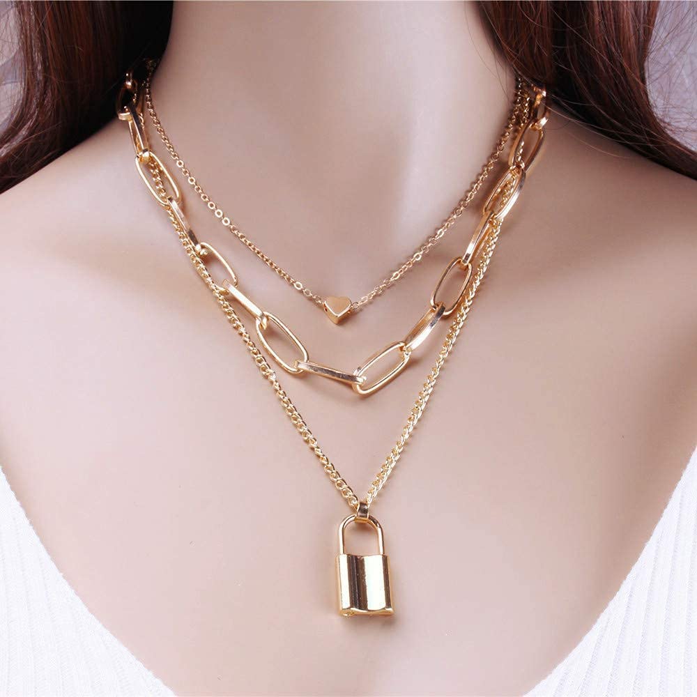 Yellow Chimes gold plated choker necklace - elegant accessory