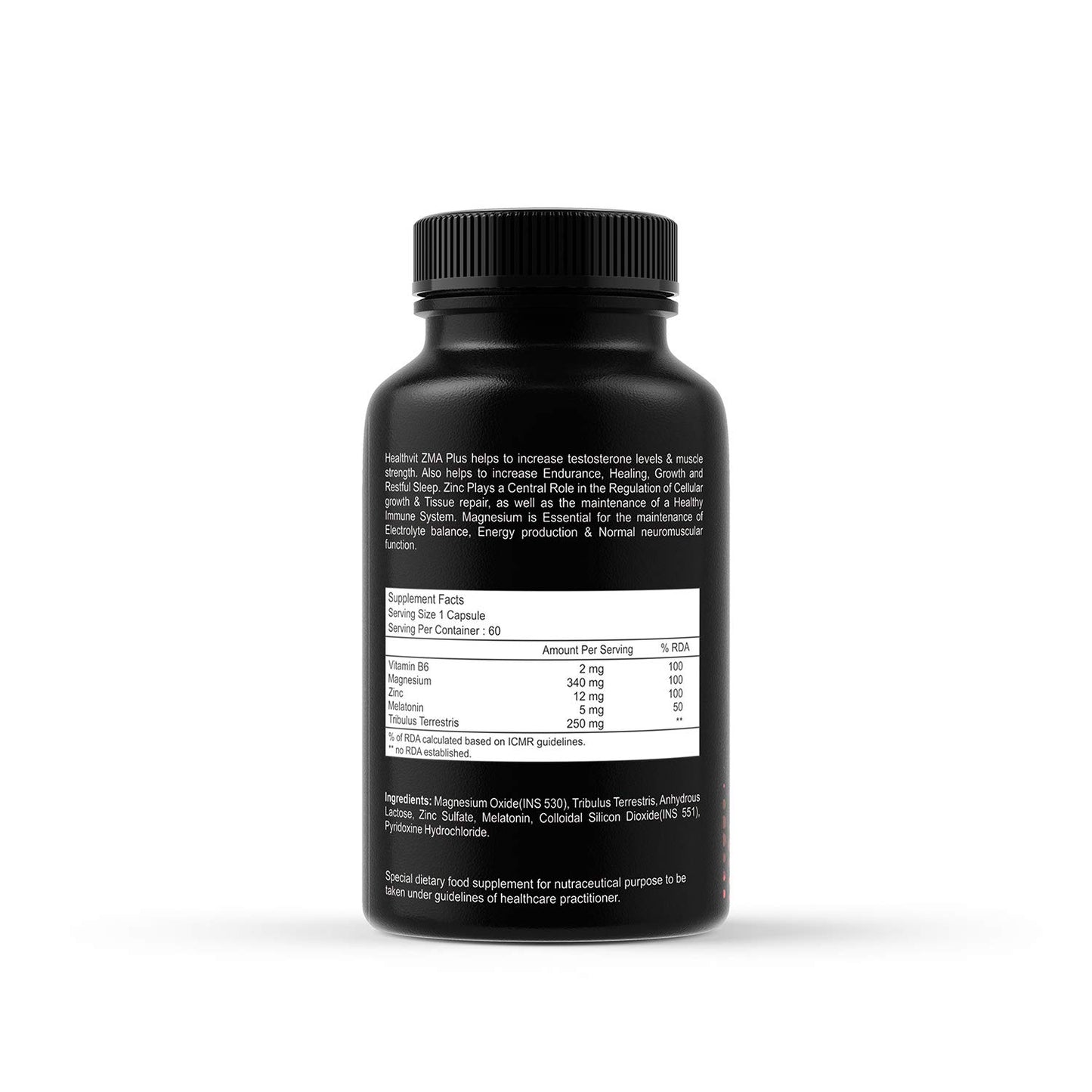 Healthvit ZMA Plus - Muscle Recovery Supplement