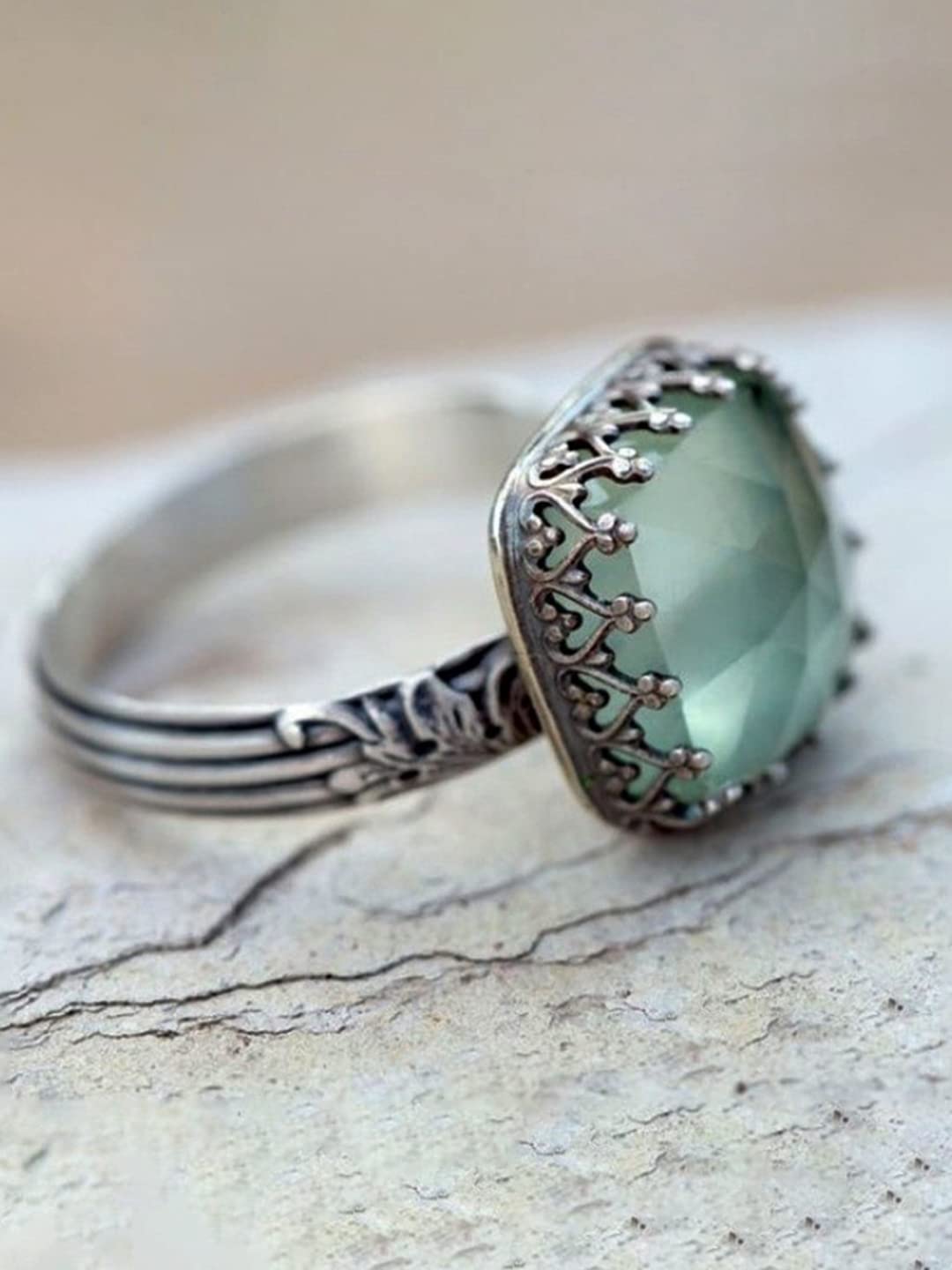 Yellow Chimes oxidised ring - versatile jewelry for daily wear
