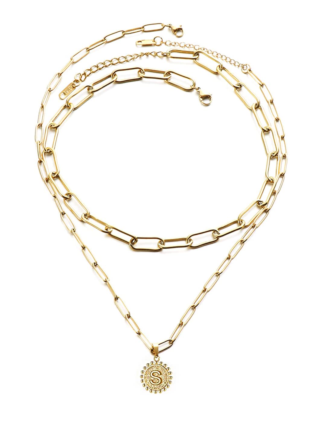 Yellow Chimes gold plated necklace - fashionable women's accessory