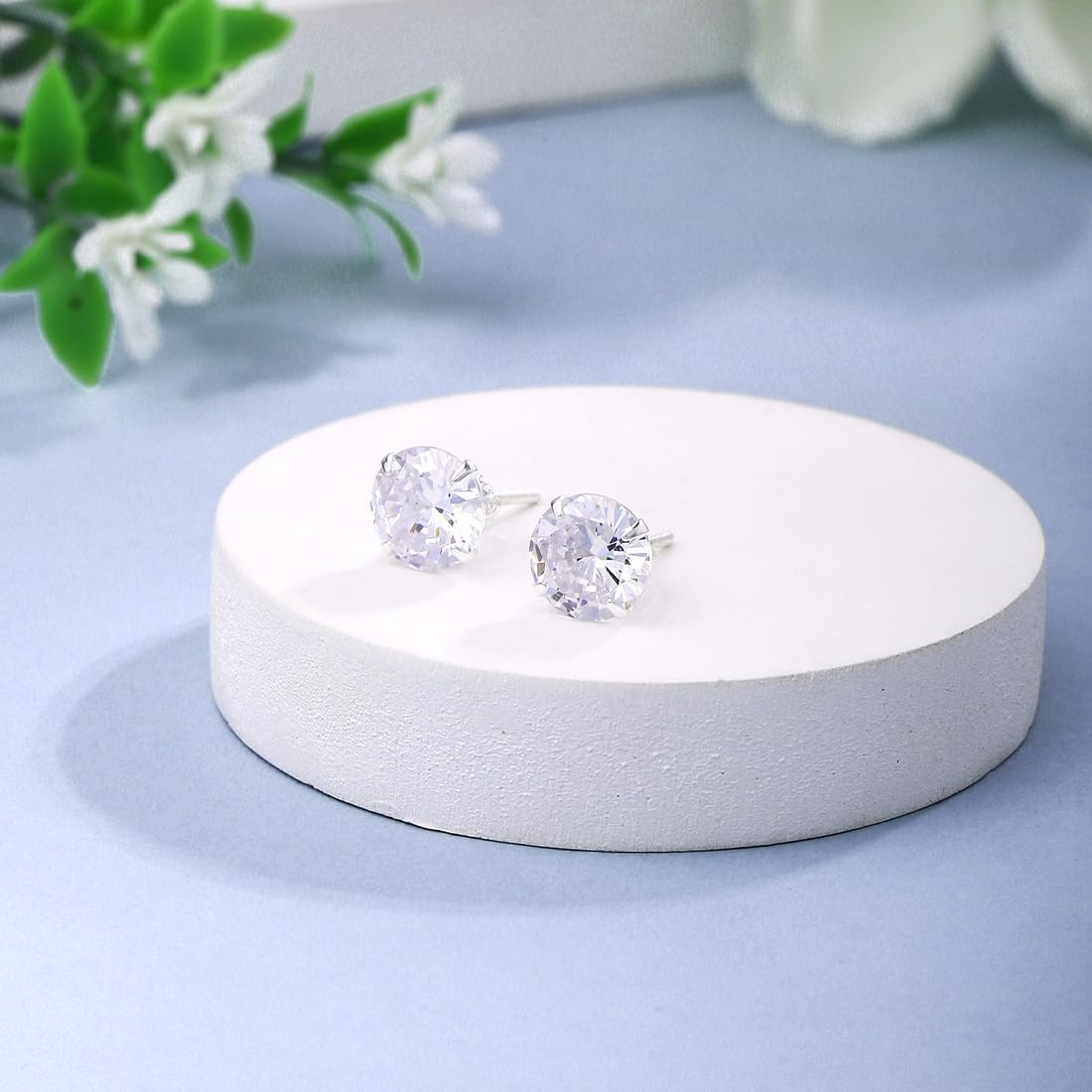 Raajsi 925 Sterling Silver Studs - Elegant Wedding Jewelry
