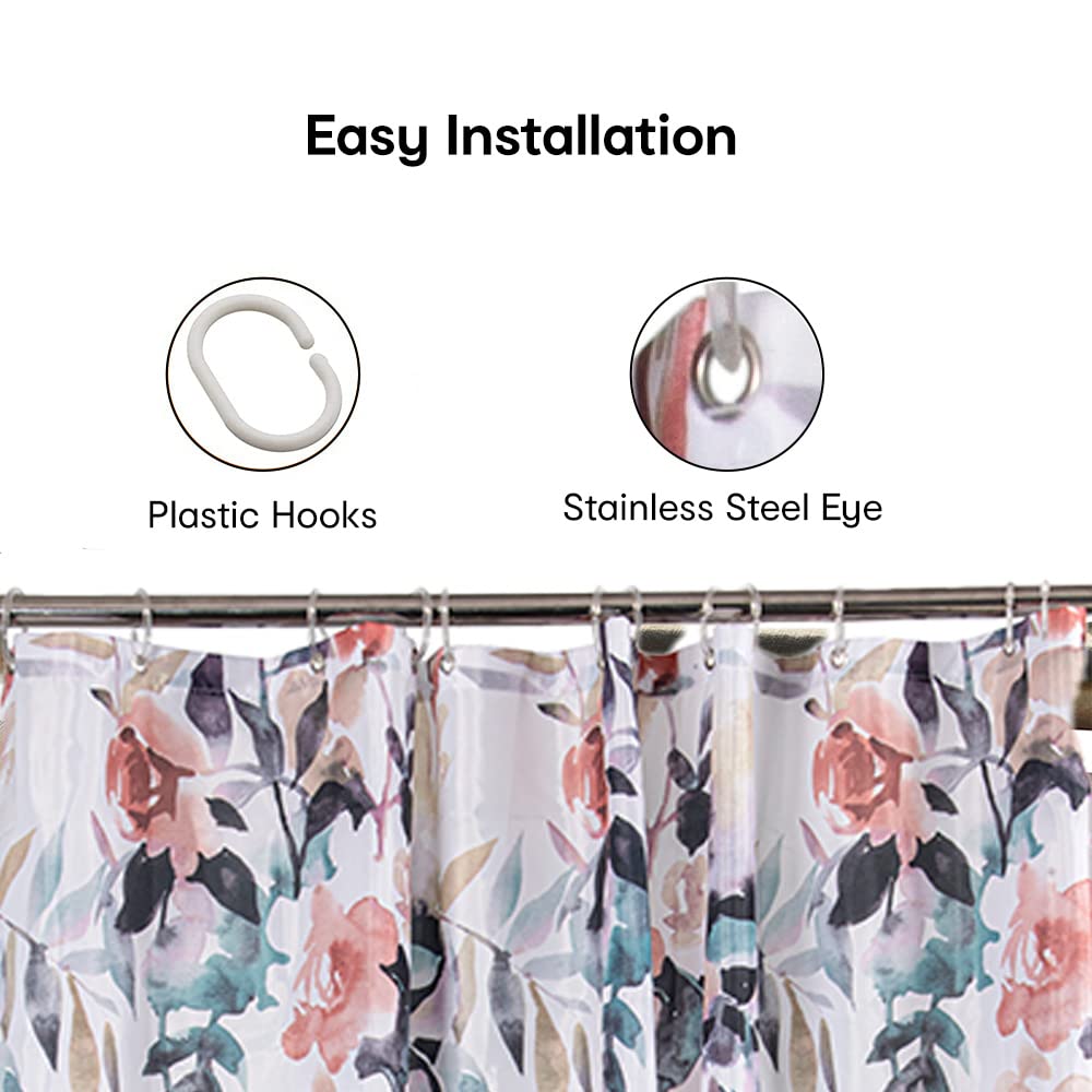 Anko floral shower curtain - vibrant floral pattern
