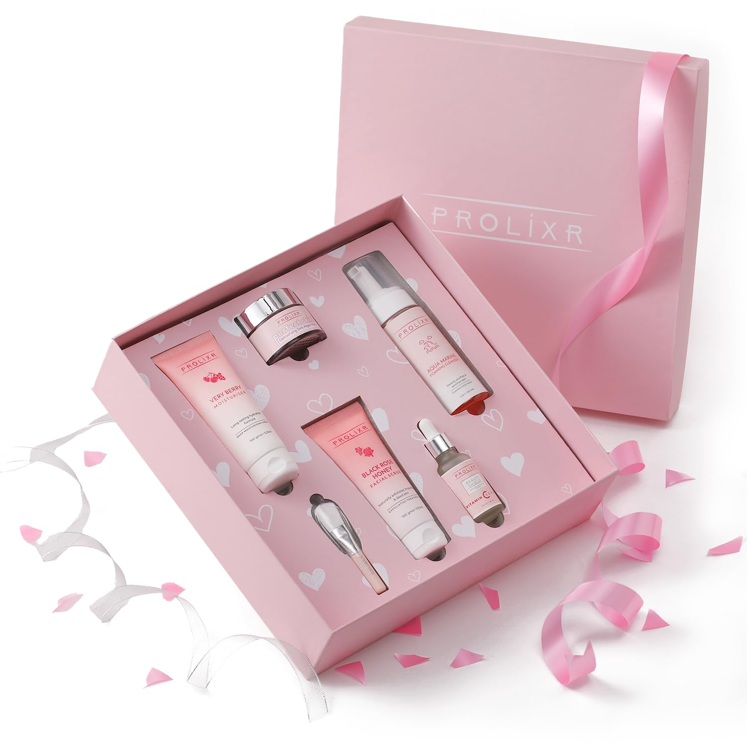 Buy Combo: Prolixr Pretty In Pink Valentine Gift Box | 400g | Pink ...