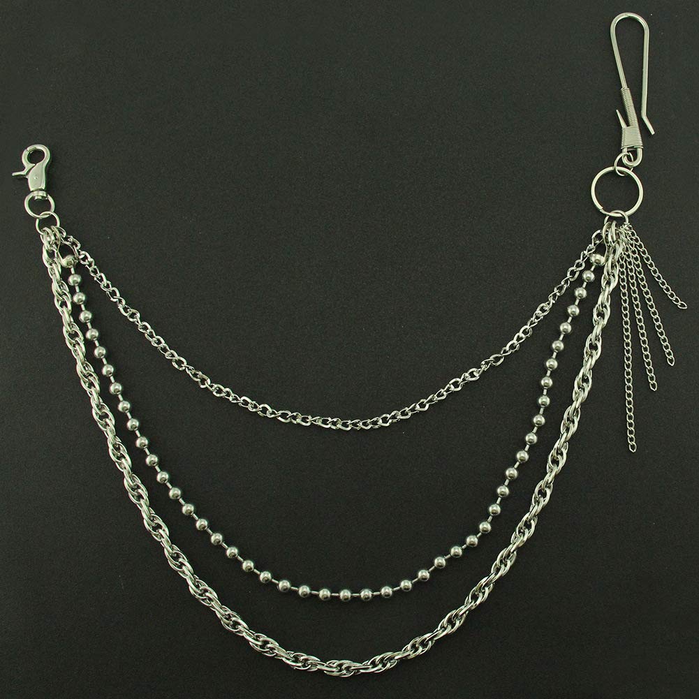 Yellow Chimes Multi-layer Jeans Chain - Stylish accessory for men