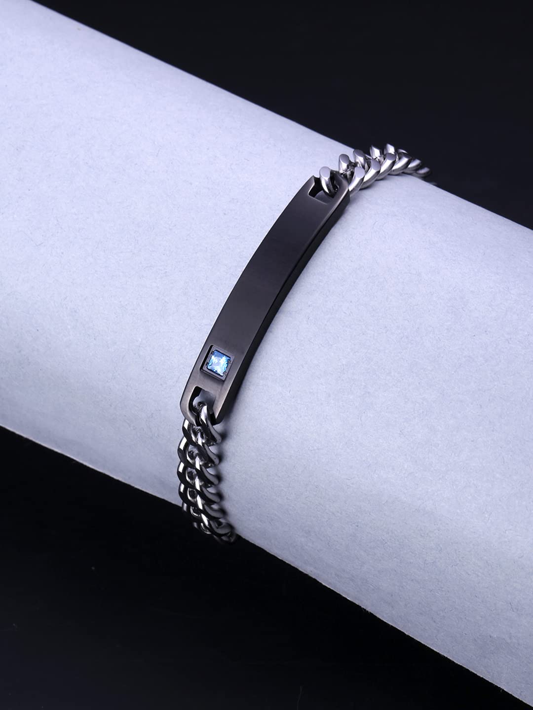 Yellow Chimes black tag bracelet - daily wear accessory