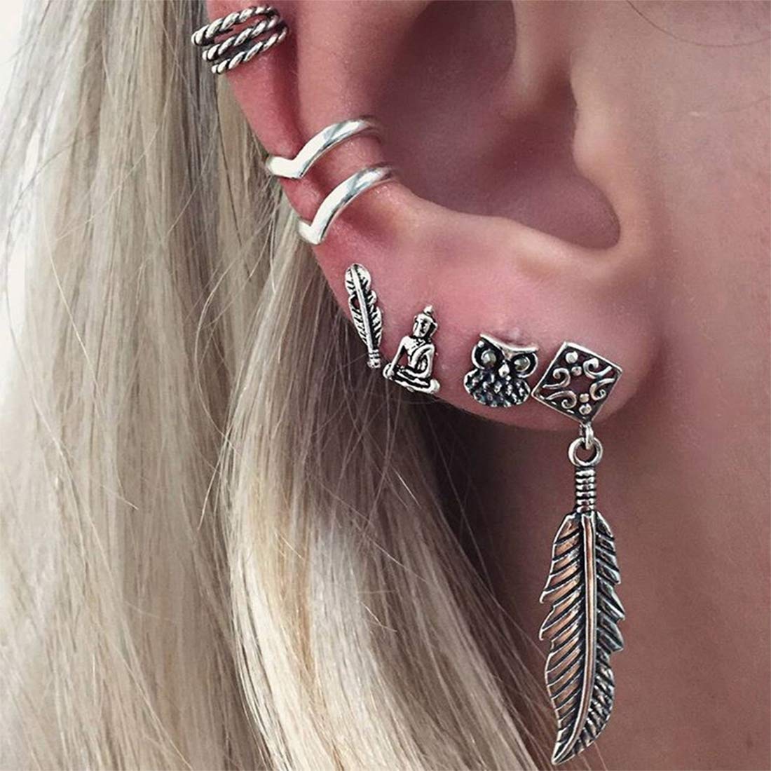 Yellow Chimes fashion ear studs - perfect for casual outings