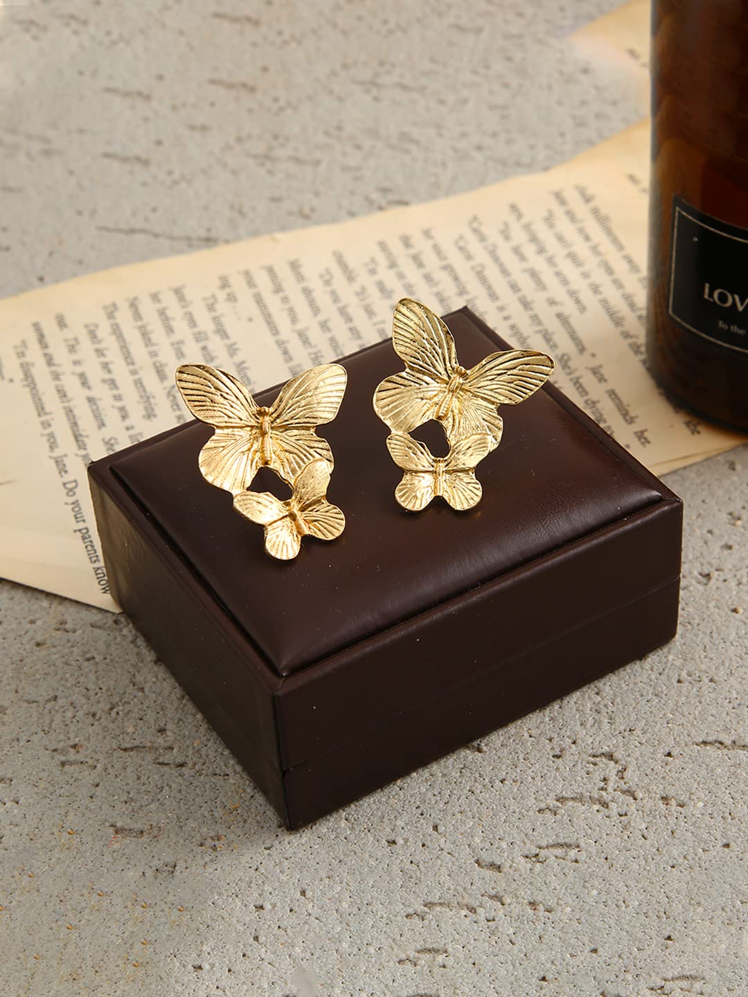 Yellow Chimes earrings - elegant jewelry for women