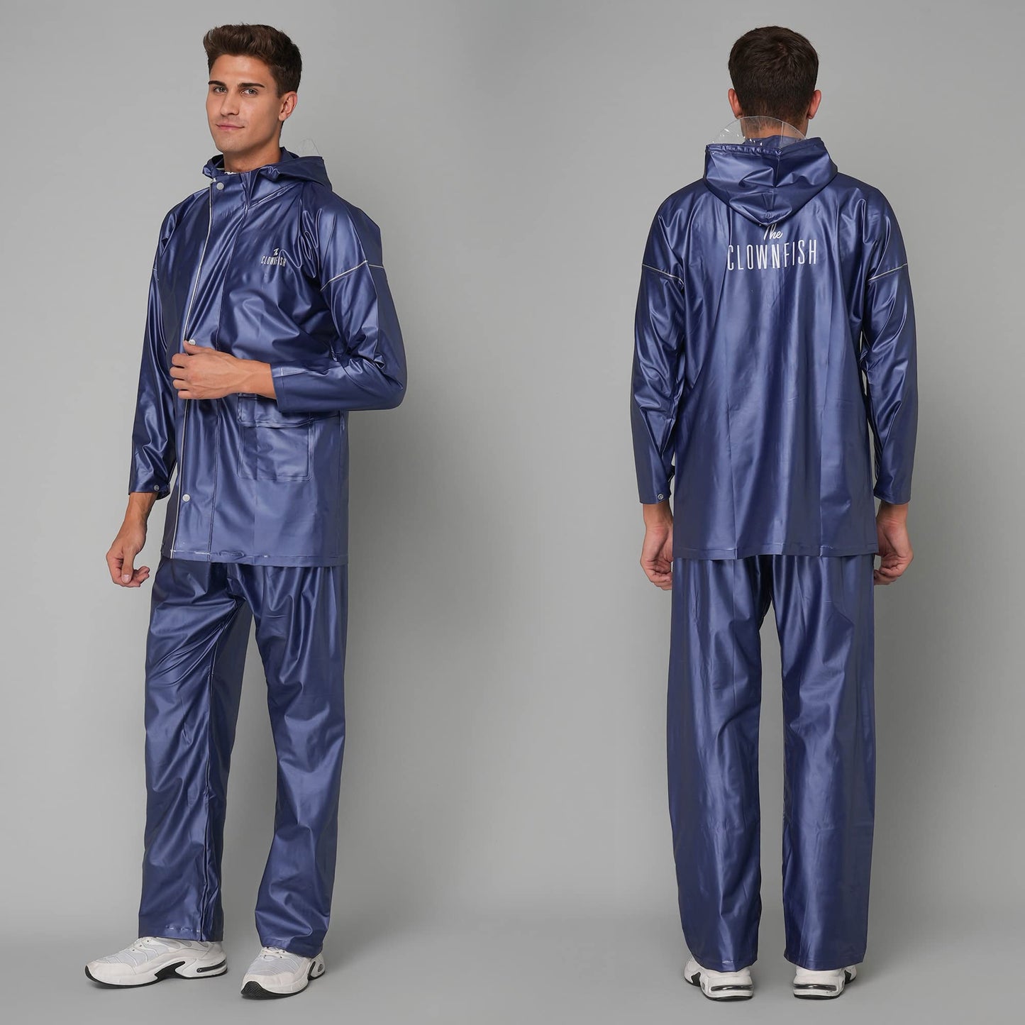 Clownfish Men's Raincoat - Hiking in the Rain