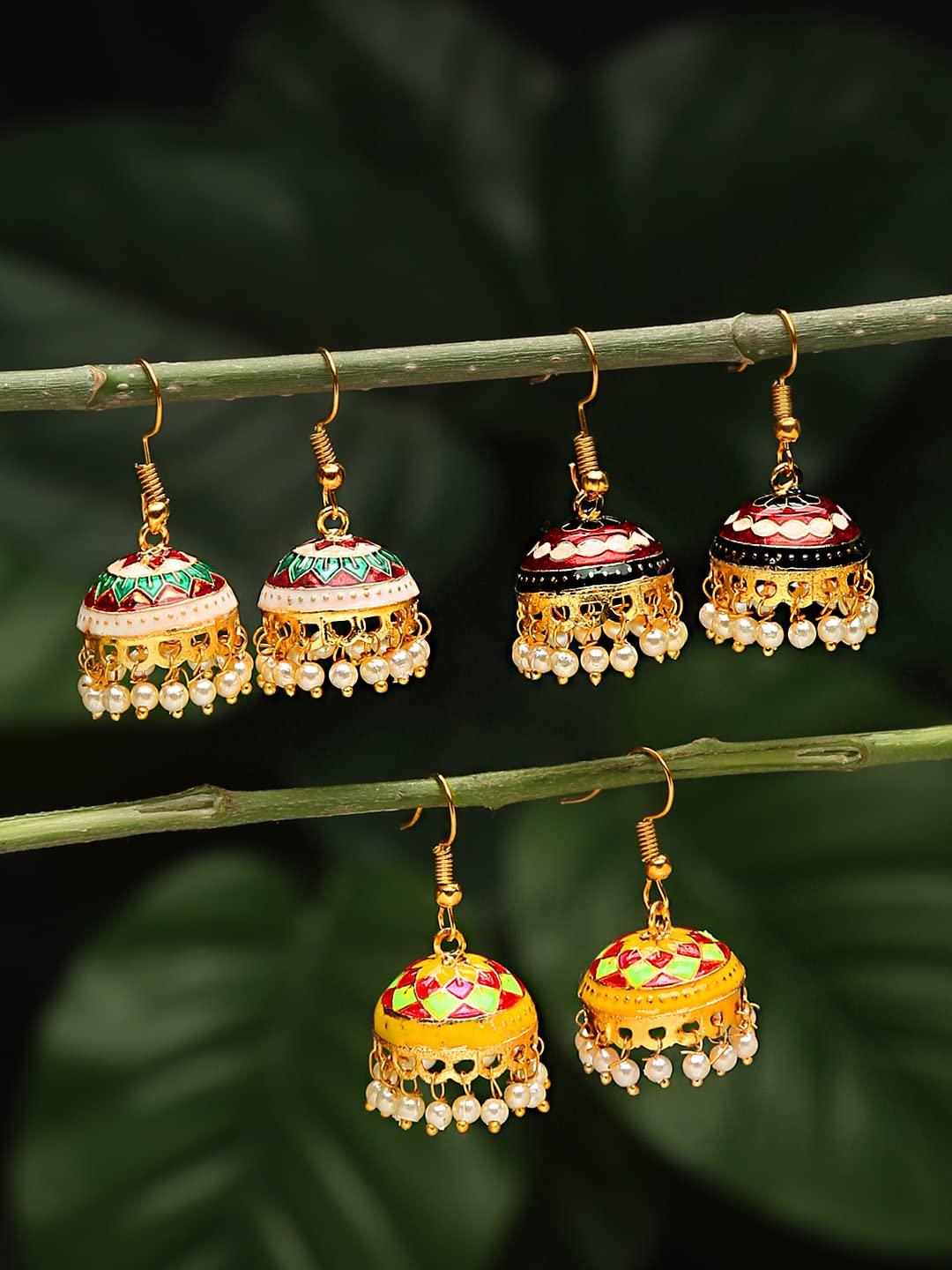 Yellow Chimes gold plated earrings - ideal for gift giving