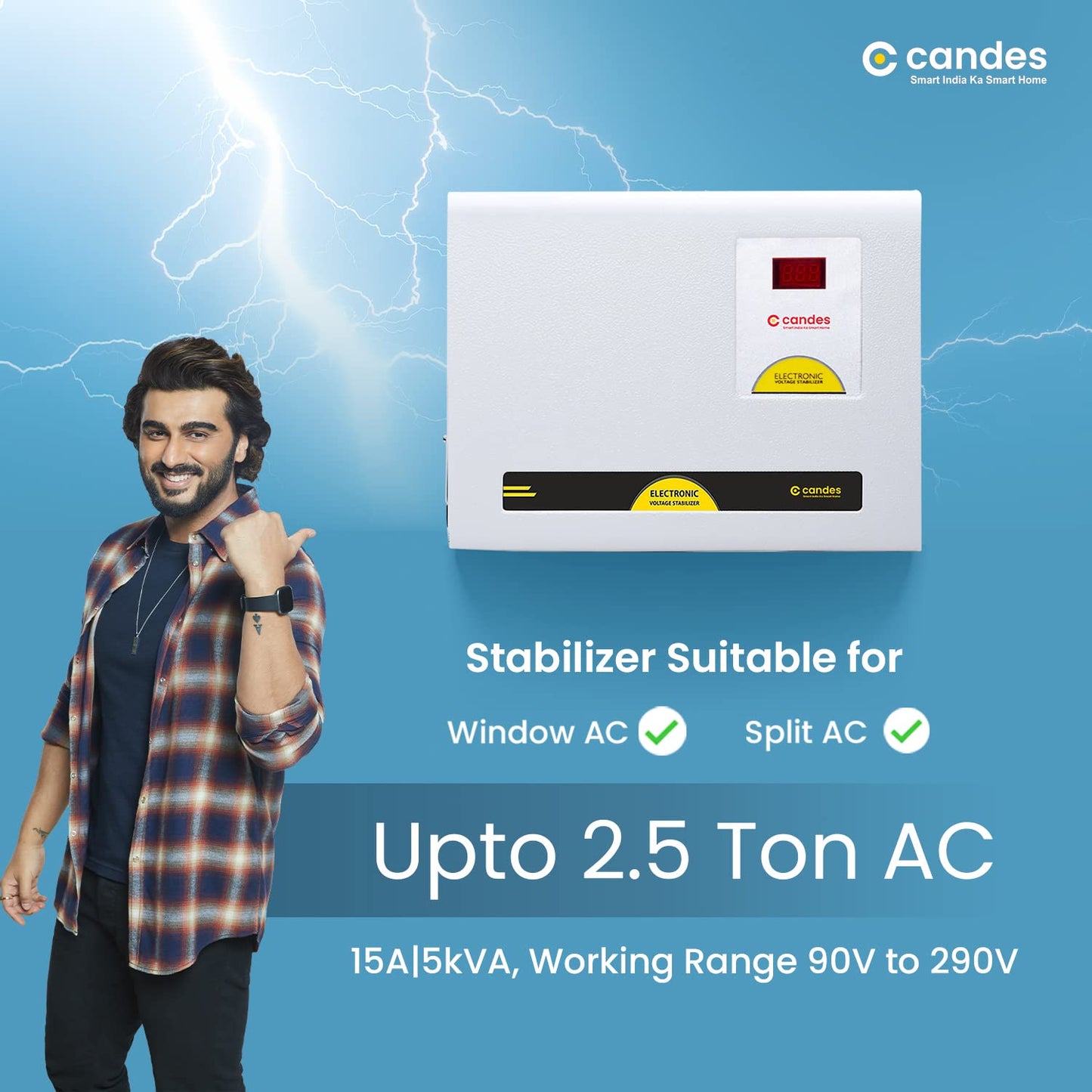 Candes Crystal Voltage Stabilizer - For inverter AC use
