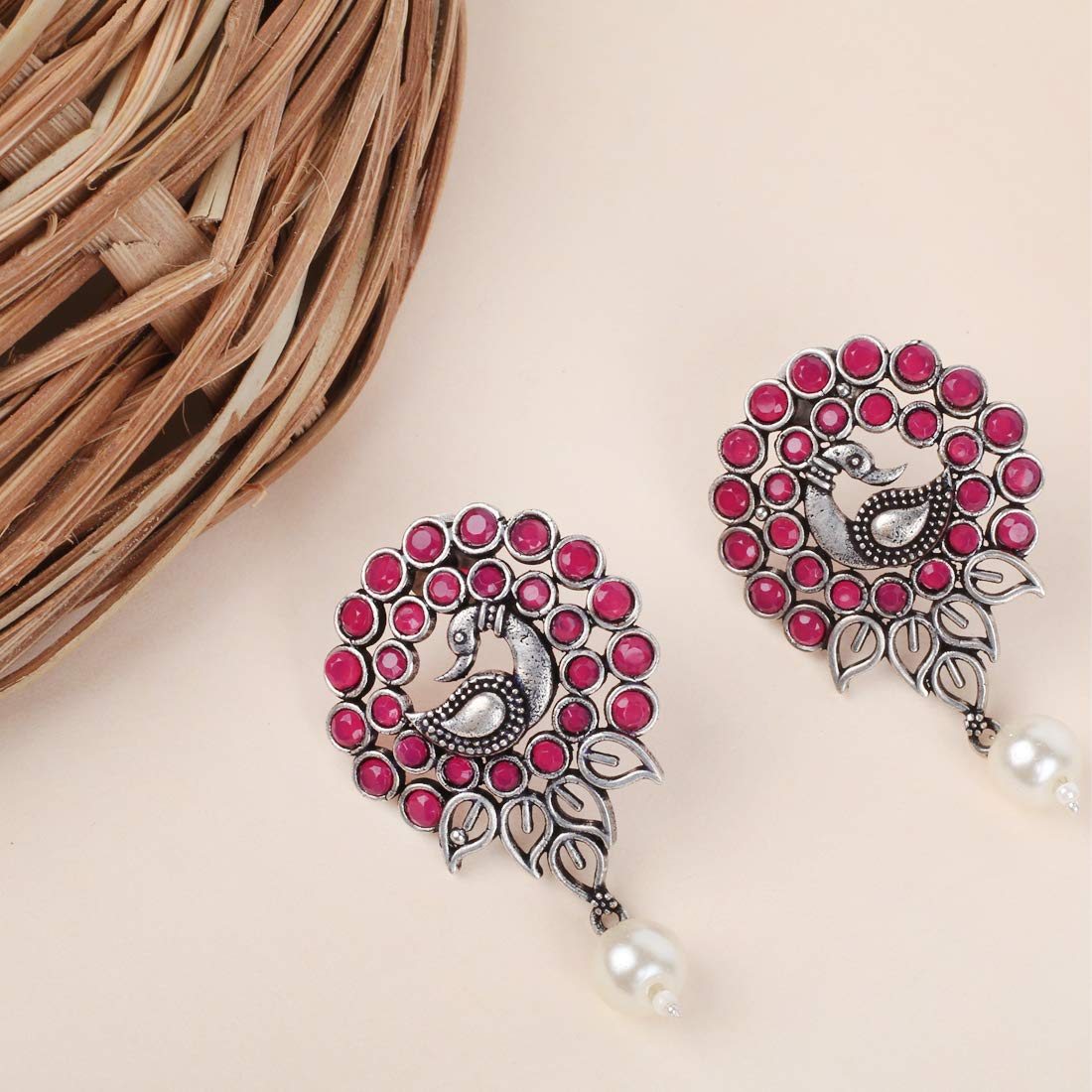 Yellow Chimes peacock earrings - Perfect gift for birthdays