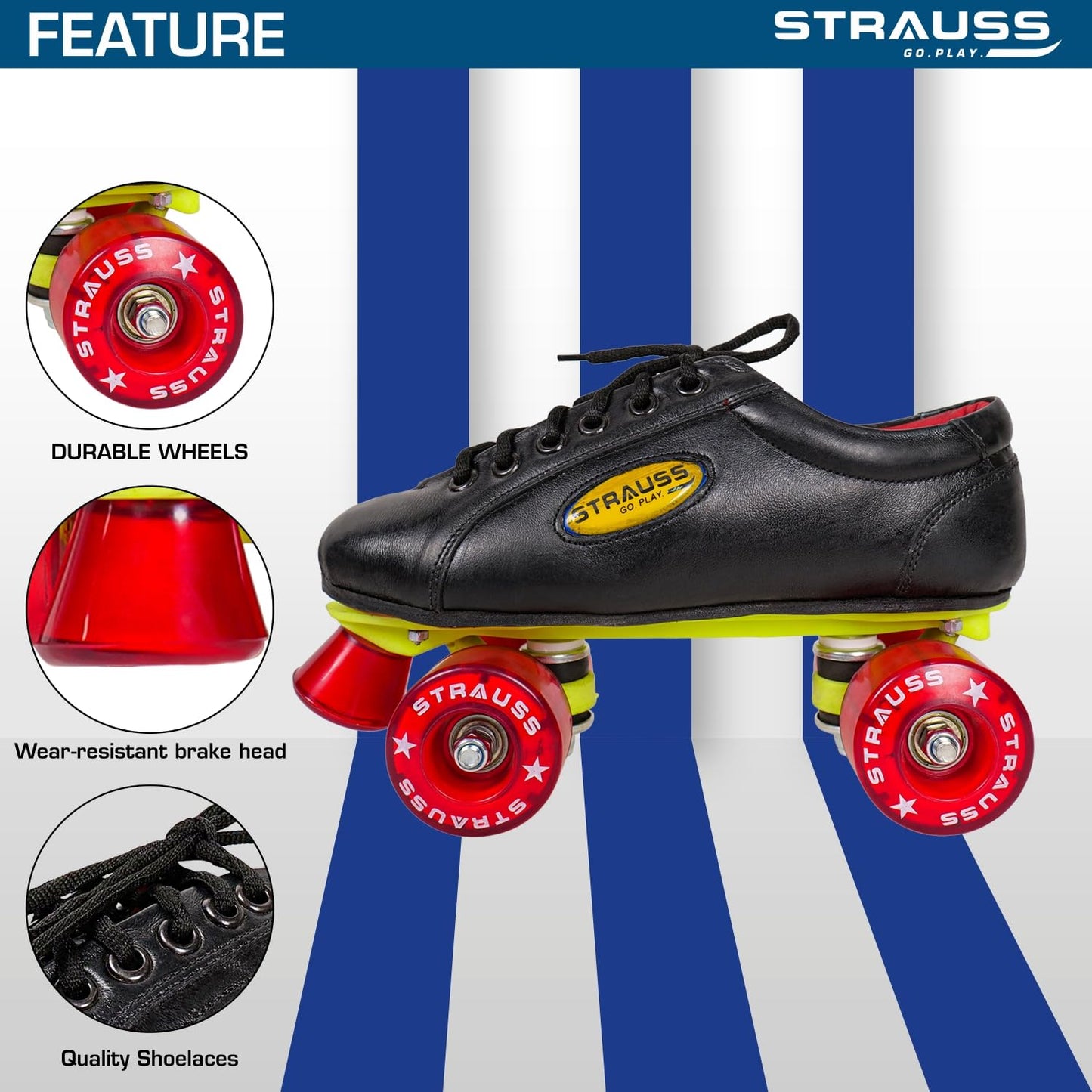 Strauss Gripper Skating Shoes - kids outdoor activity