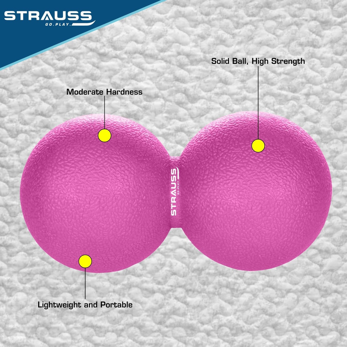Strauss massage dual peanut ball - deep tissue therapy