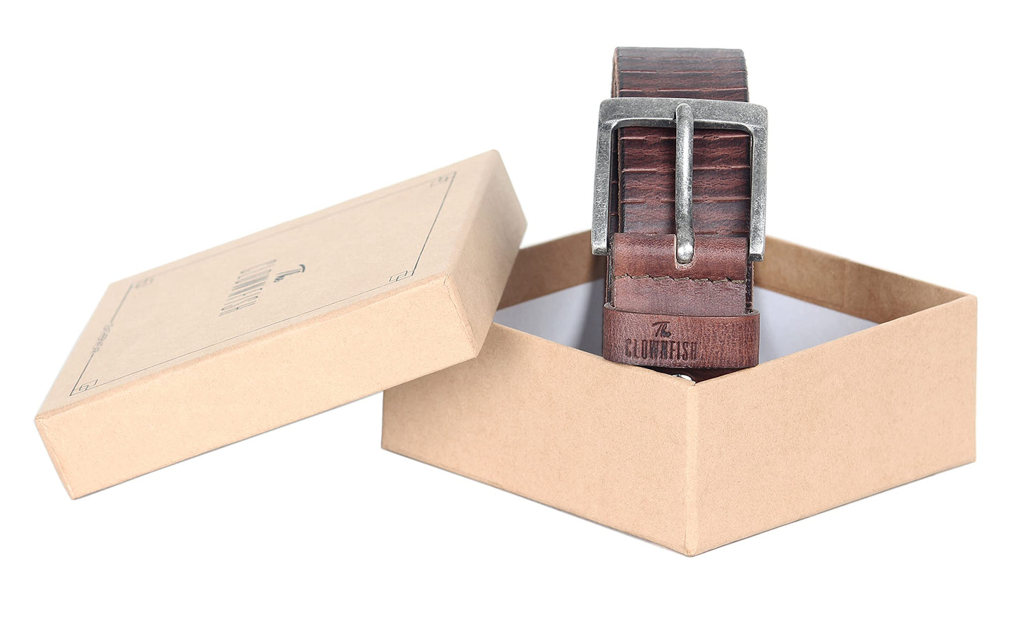 Clownfish leather belt - stylish casual wear