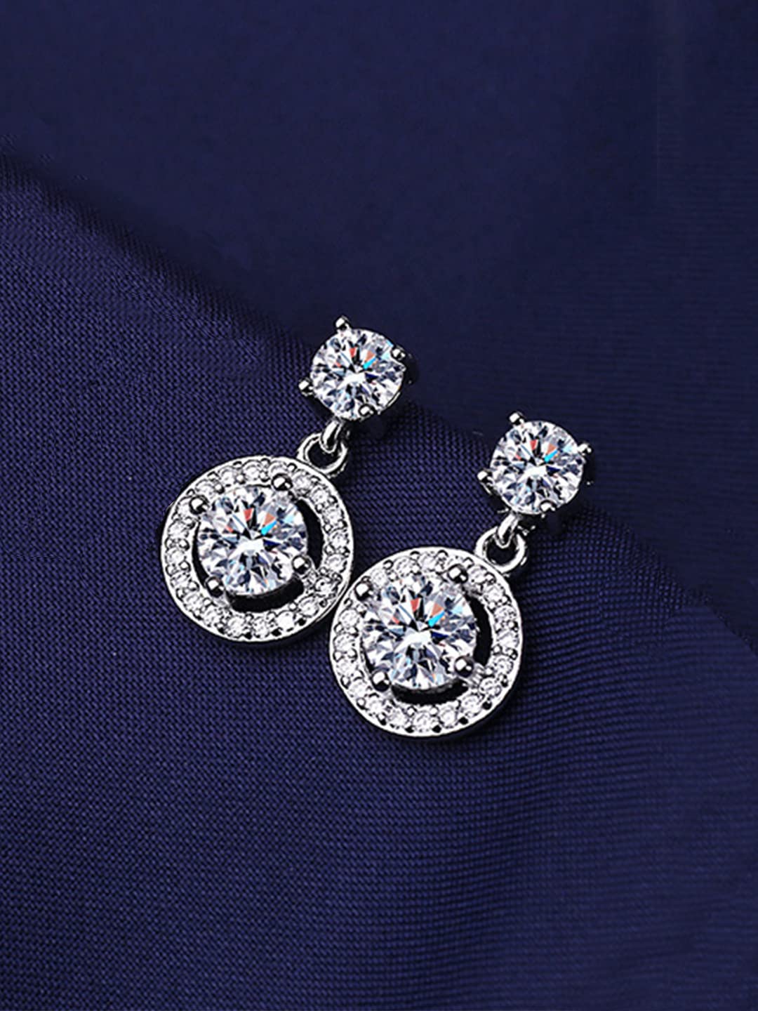 Yellow Chimes Glamour Spark Earrings - Party Wear Elegance