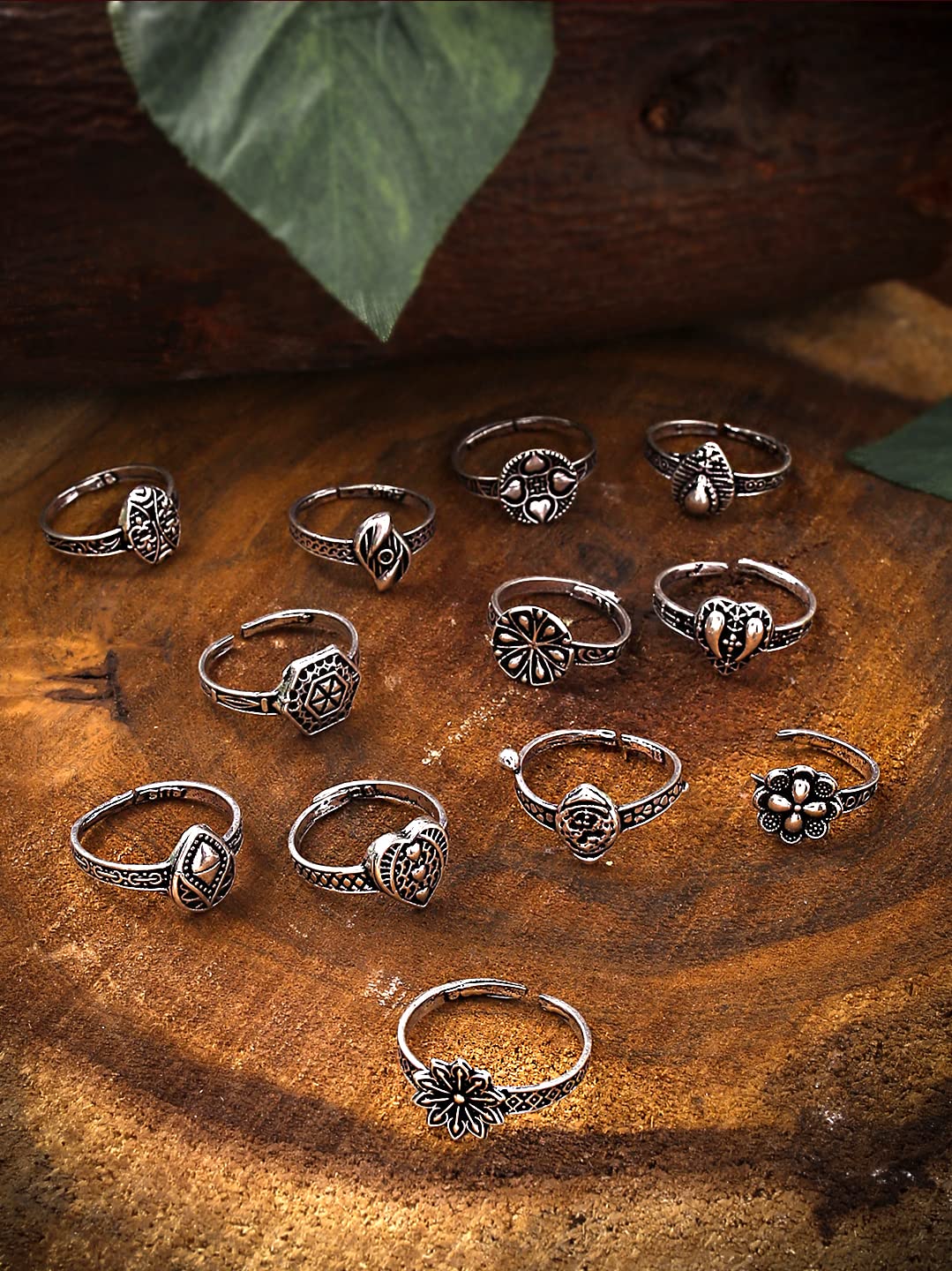 Yellow Chimes toe rings - Stylish accessory for traditional wear