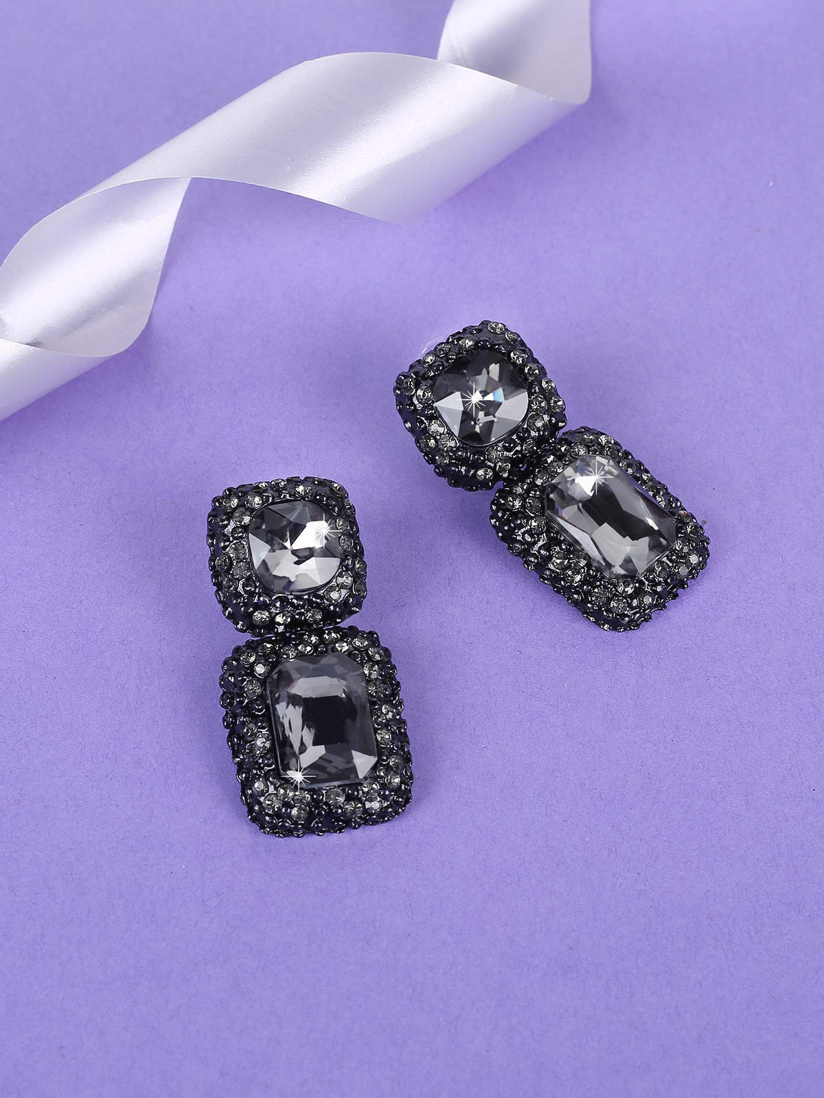 Kairangi Crystal Drop Earrings - Elegant for Casual Outings
