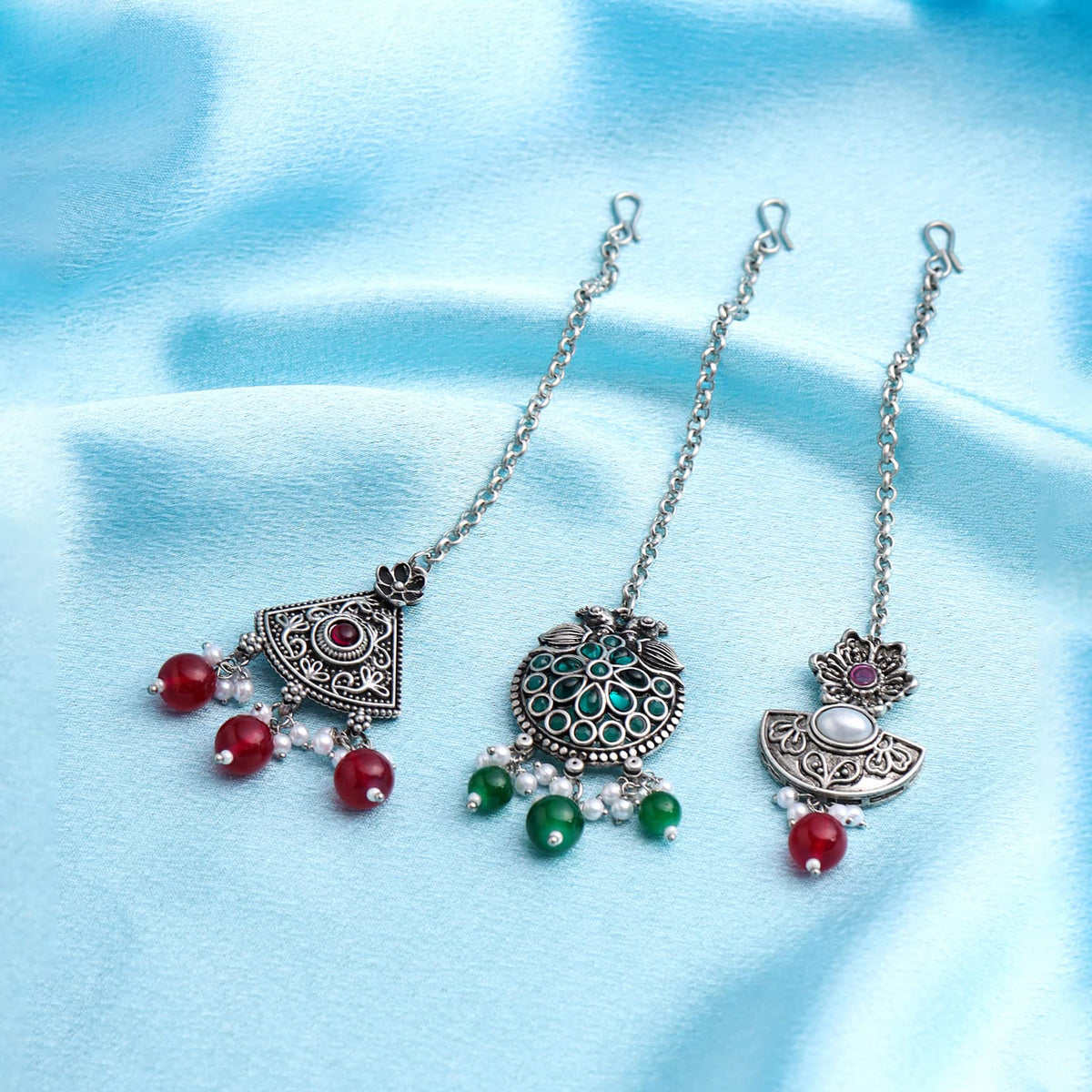 Yellow Chimes Jewelry Set - Traditional wear for women