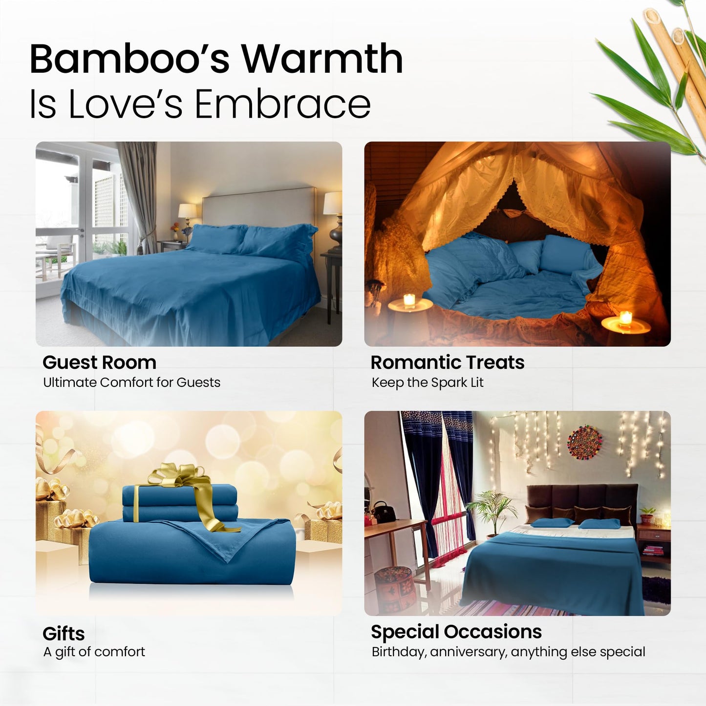 Mush bamboo bed sheet - luxury sleep for master bedroom