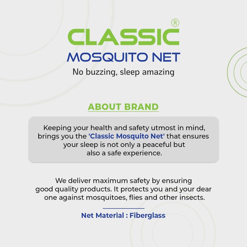 Classic Mosquito Net for Windows - Ideal for home protection