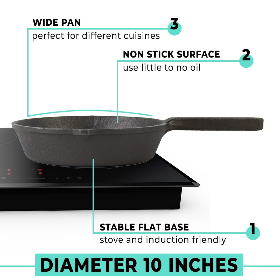 Better Home cast iron fry pan - Cooking on stovetop