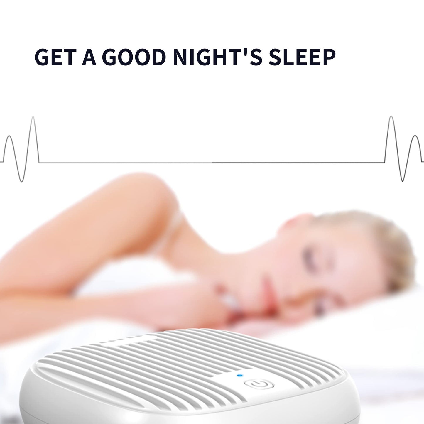 Air Purifier with Dual Action Technology | Ideal for Cars | White