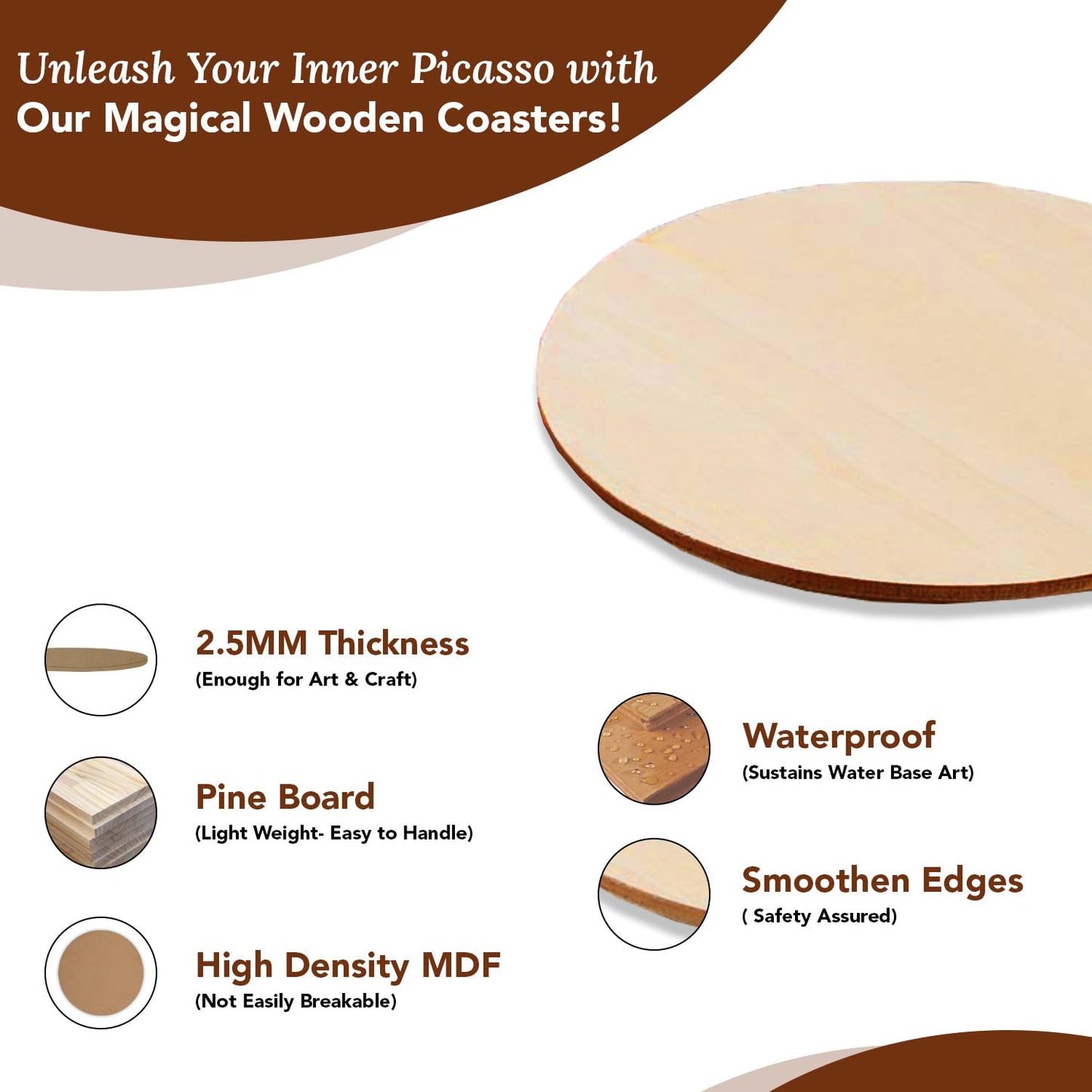 Tinker Squad MDF boards - ideal for painting and pyrography
