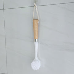 The Better Home Kitchen Cleaning Brush with Long Handle | Cleaning Brush for Pots, Pans, Stove and Utensils | Doubles as a Bathroom Cleaning Brush