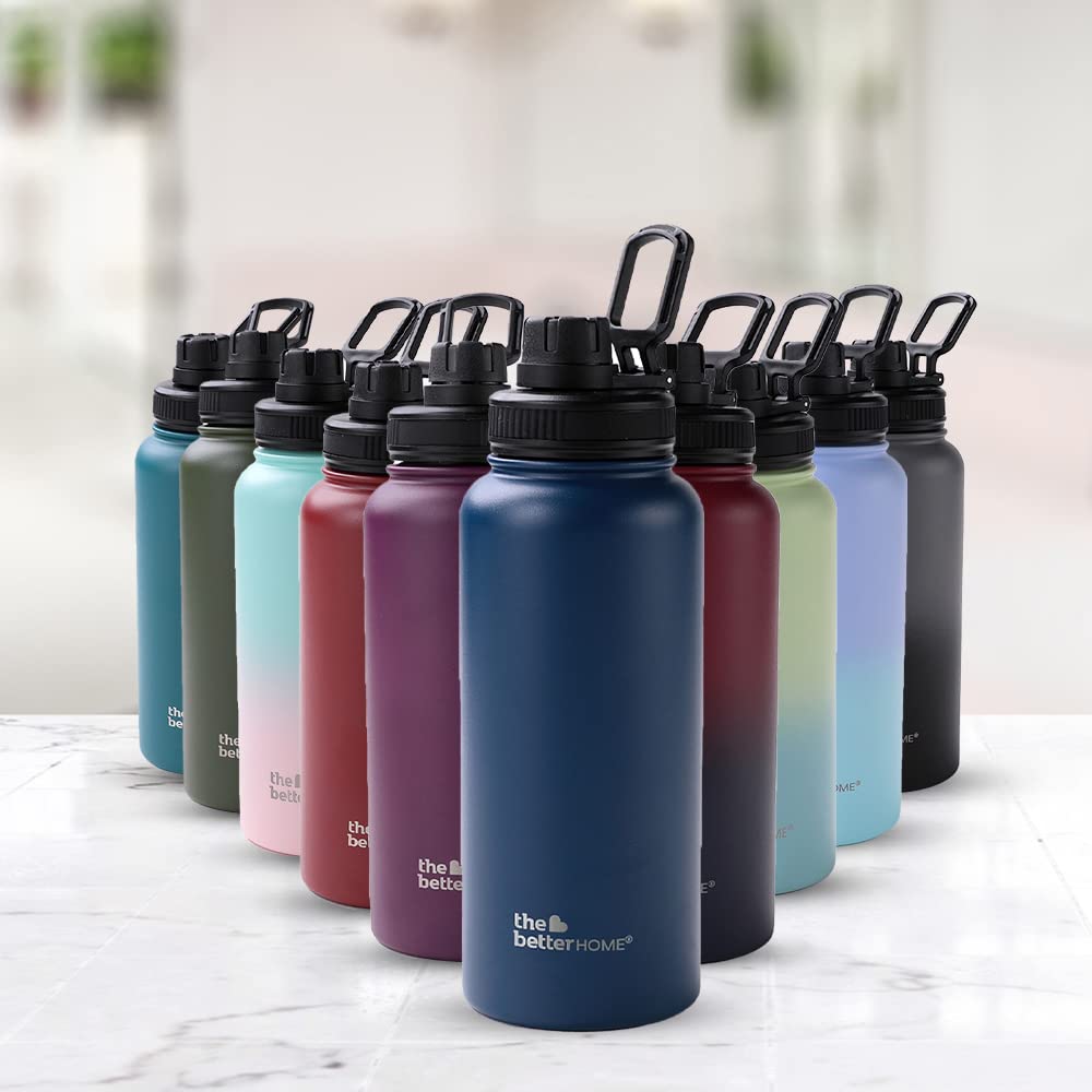  Simple Modern 22 oz Summit Water Bottle with Straw Lid - Hydro  Vacuum Insulated Tumbler Flask Double Wall Liter - 18/8 Stainless Steel  -Seaside: Home & Kitchen