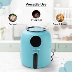 The Better Home Fumato Digital Air Fryer for Home- 12 Presets, 4.5L, 1300W, 5-in-1- Roast, Bake, Grill, Fry, Defrost | 90% Less Oil, Rapid Air Technology | 1 Year MF Warranty (Misty Blue)