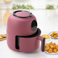 The Better Home Fumato Digital Electric Grill Air Fryer for Home- 12 Presets, 4.5L,1300W, 5-in-1 Roast, Bake, Grill, Fry, Defrost | 90% Less Oil, Rapid Air Technology | 1 Year Warranty (Cherry Pink)