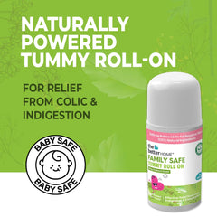 The Better Home Tummy Roll On for Baby Colic Relief and Digestion 100ml | 100% Natural | Benefits of Hing, Pudina & Saunf | for Kids & New Born Babies