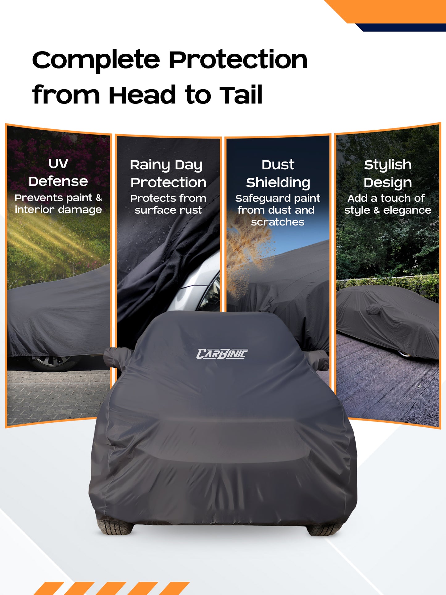 Carbinic all-weather car cover - fits Hyundai Elite I20 NLine