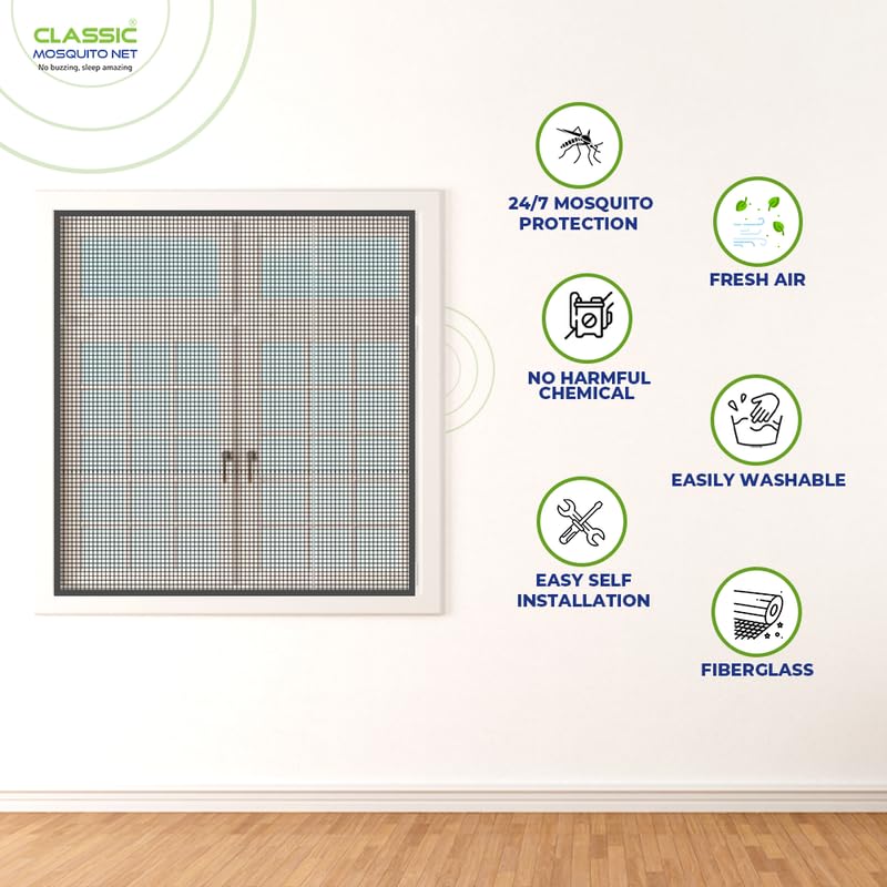 Classic Mosquito Net for Windows - Ideal for kitchen window