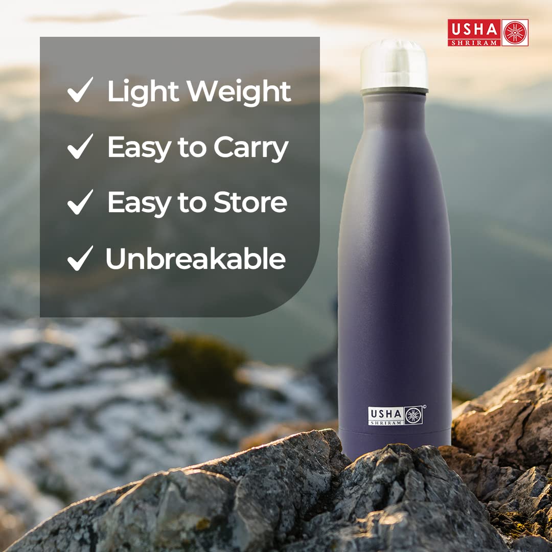 USHA SHRIRAM insulated water bottle - perfect for the gym