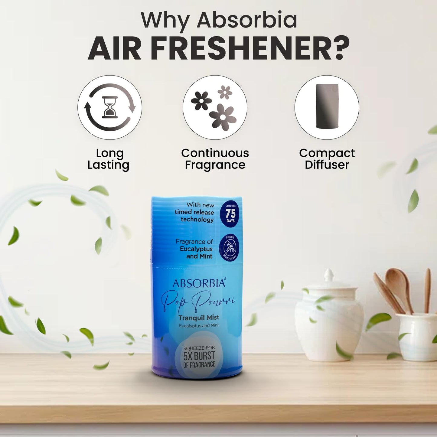 Absorbia air freshener - living room use