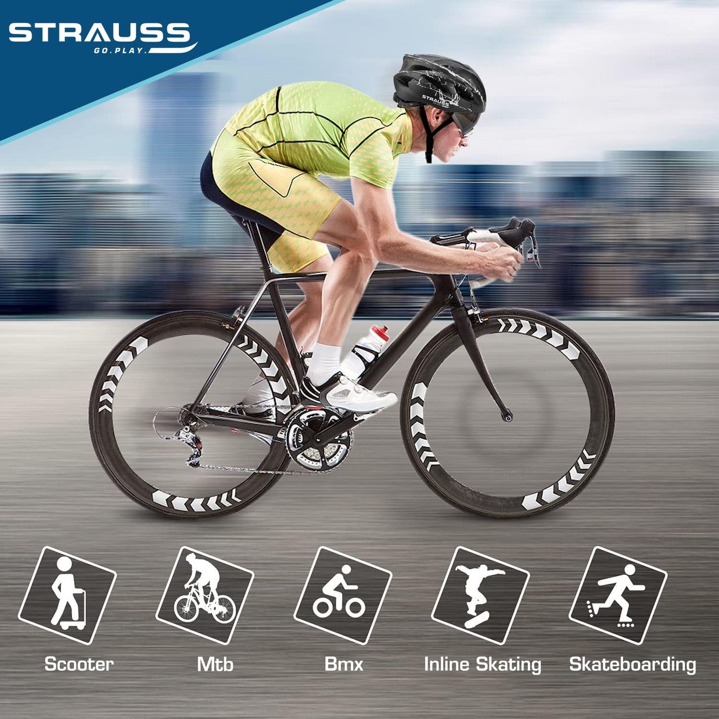 Strauss Cycling Helmet - Road Cycling