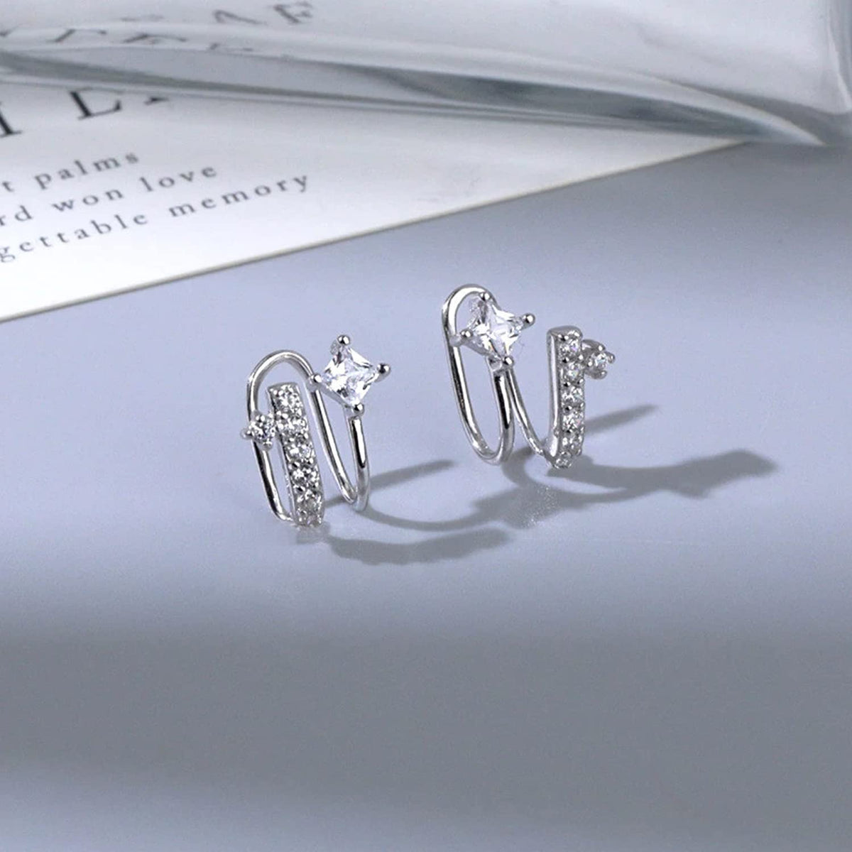 Yellow Chimes sparkling CZ earrings - Perfect for Valentine's Day