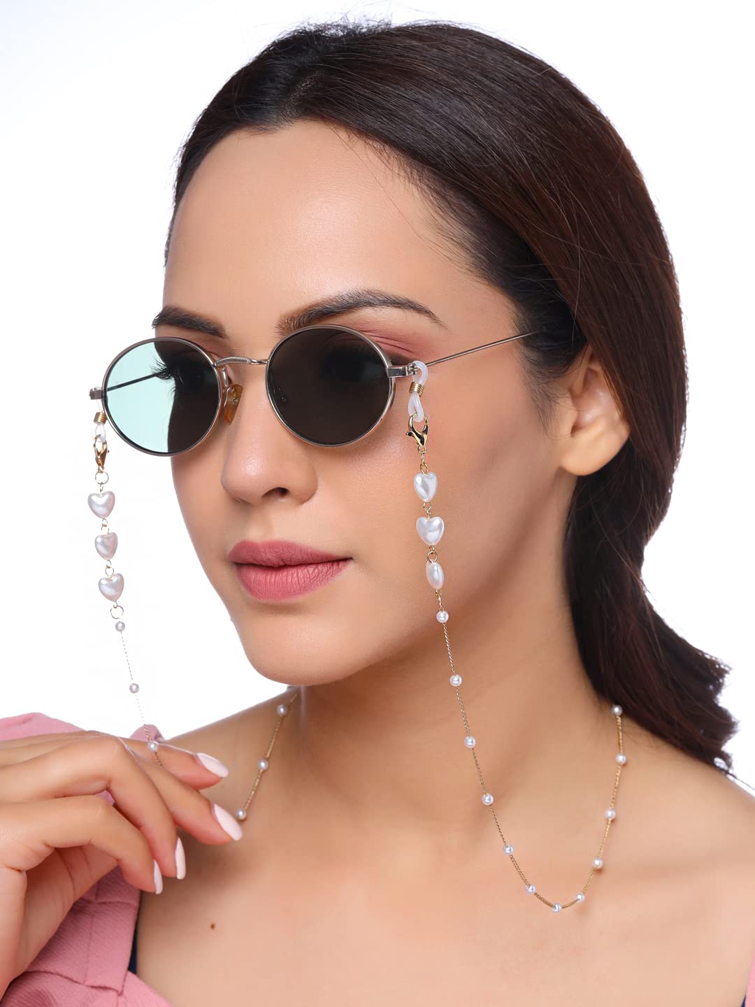Yellow Chimes sunglasses chain - stylishly holding eyewear