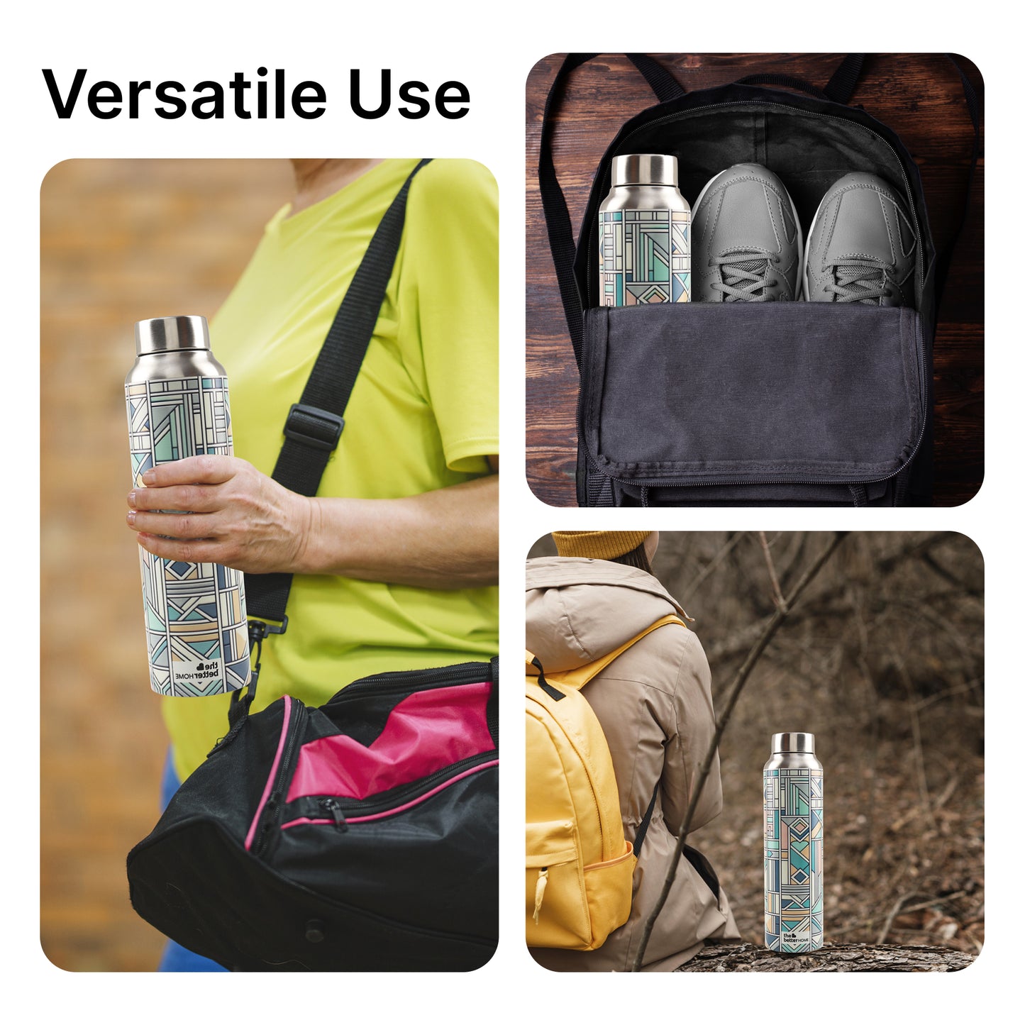 The Better Home stainless steel water bottle - school hydration